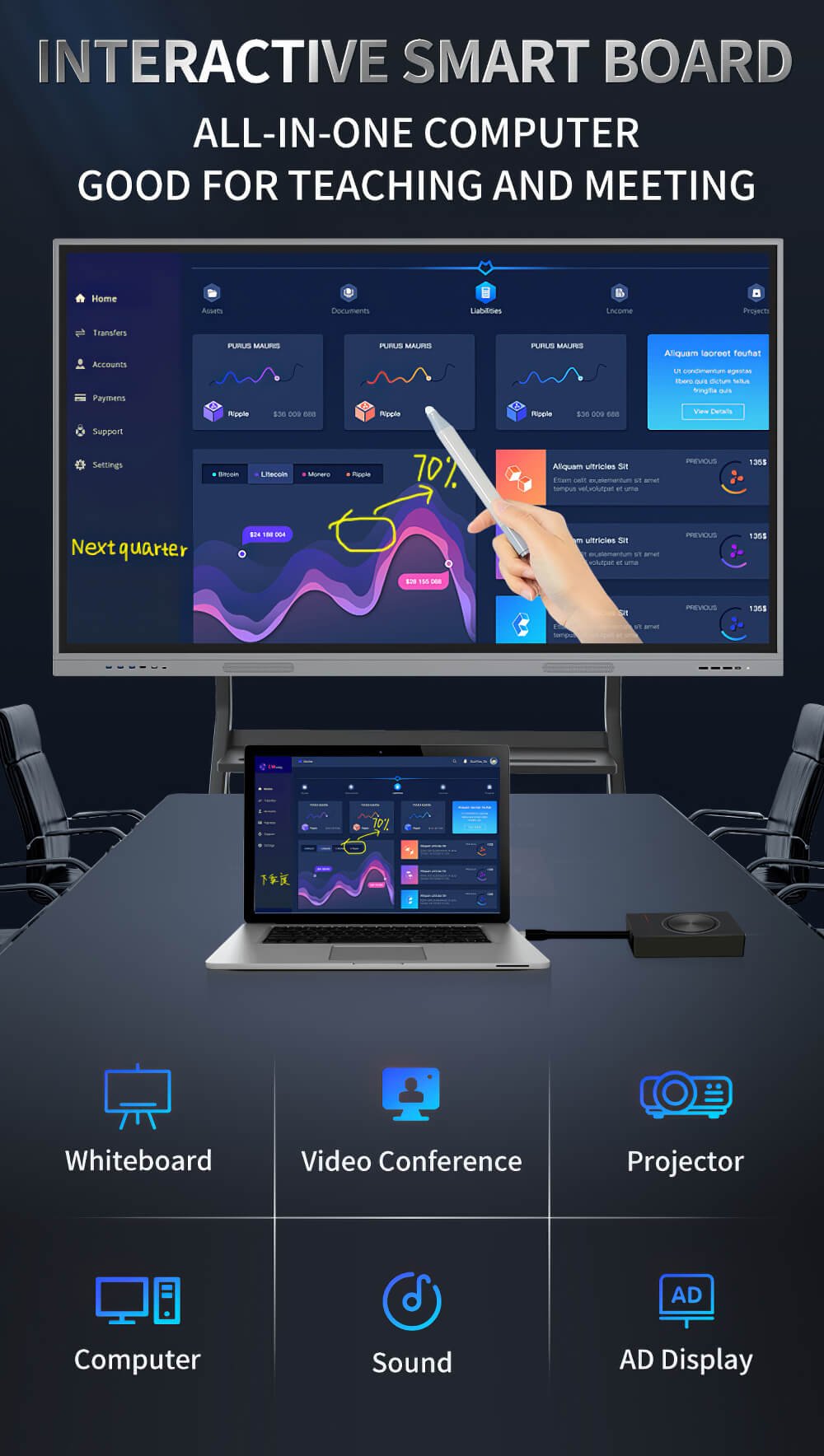 75 inch Interactive Panel(图2)